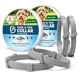 Flea Collar for Dogs Small, Flea & Tick Collar for Small Dogs 4 Pack