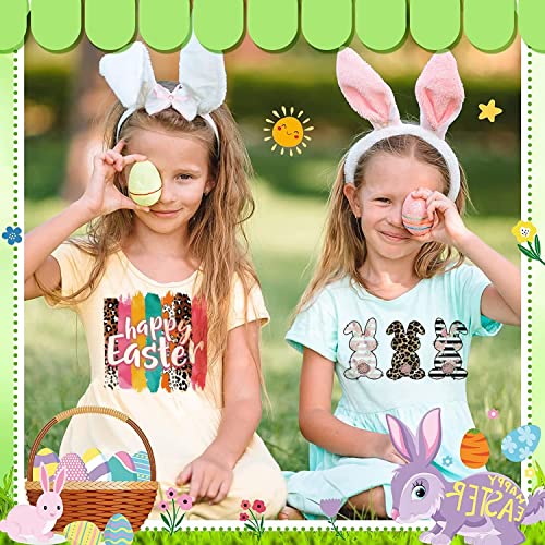 Griart 8Pcs Easter Bunny Iron On Transfers Cute Rabbit Patches Decals Appliques Iron On Transfers For T-Shirts Iron On Decals Heat Transfer Sticker For Clothes Bag Pillow Covers Diy Decorations #TOP1
