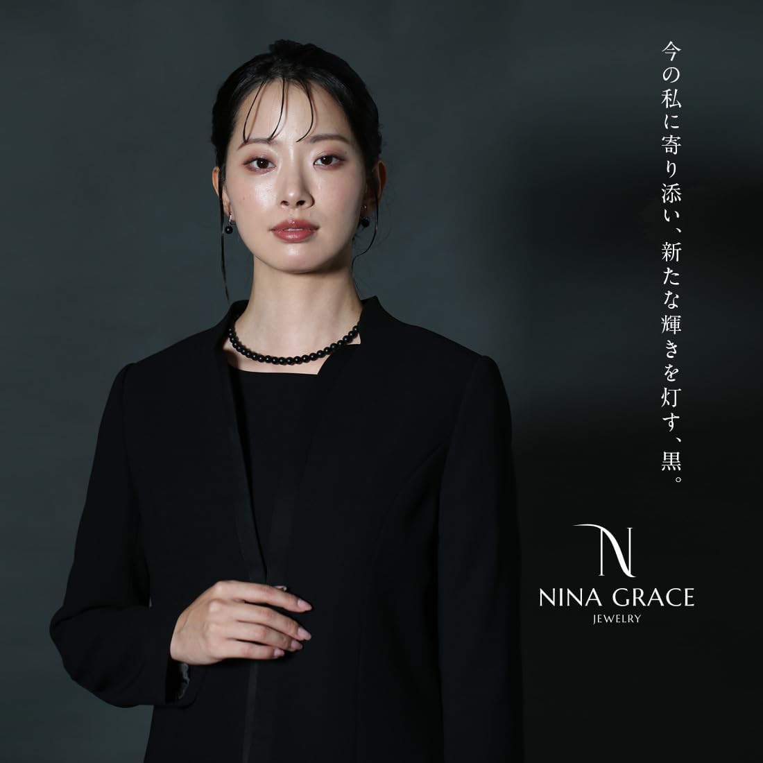 スタンドネック中綿ブルゾンM MOMO】袖刺繍スタンドネック中綿ブルゾン