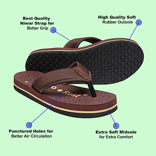 Image of Ortho + Rest Extra Soft Slippers for Women | Doctor Ortho Slippers for Women | Orthopedic Flip Flops Footwear for Home Daily Use