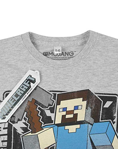 Ragazzi - Minecraft - Minecraft - Maglietta da
