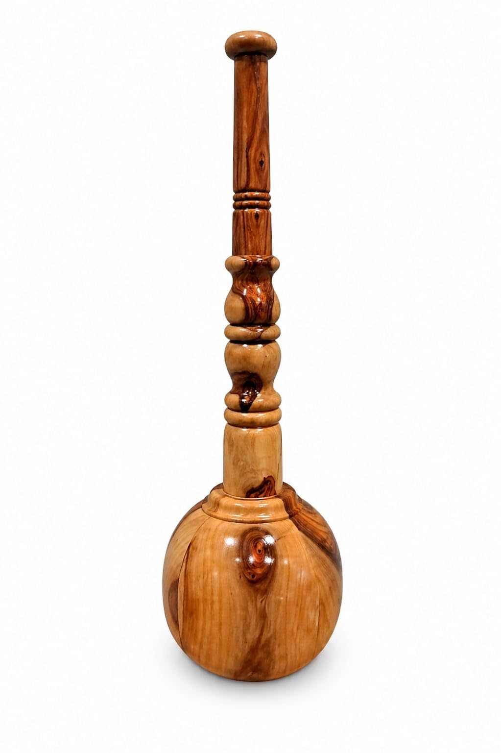 Hanuman Gada with Natural Polish BA Sports, Traditional Indian Exercise Mace (3, Kilograms)-image-27
