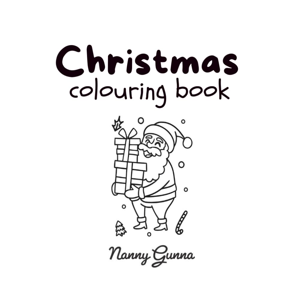 Christmas colouring book (Scandinavian minimalist colouring books)