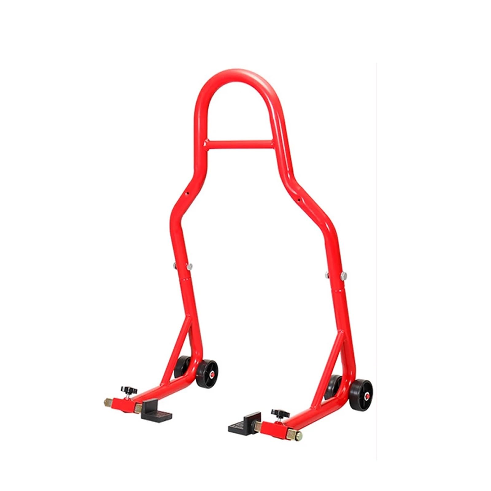 podpórka motocyklowa Motocykl Czarny/Czerwony Kompletny Tylny Podpórka Koła Podstawka Koła Auto Aheel Rama Podporowa Narzędzie Do Naprawy Opon(Red)