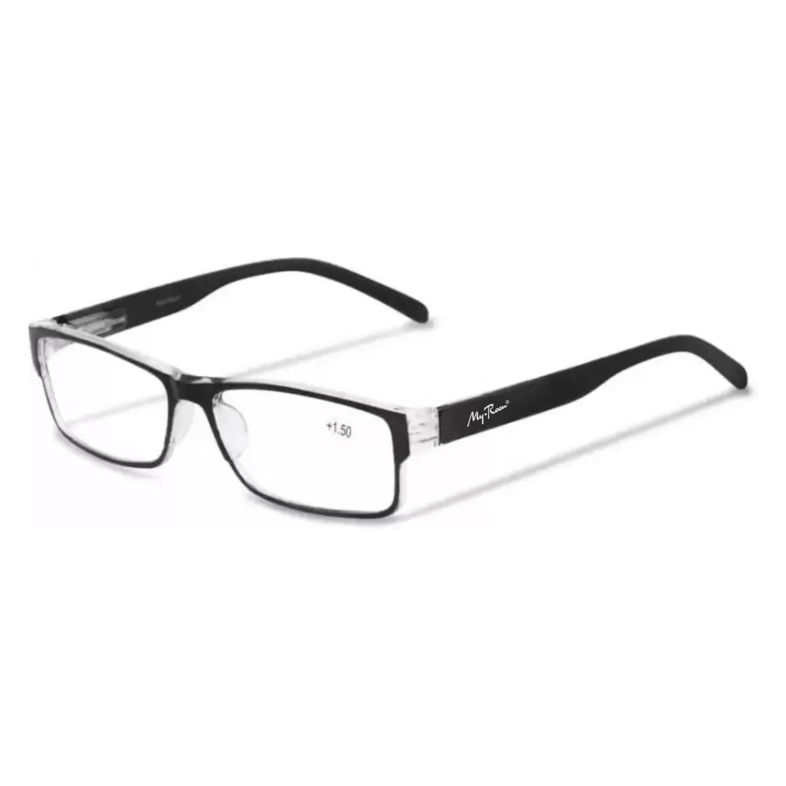 Reading Glasses for Men and Women, 1 to +3 Prescription Power, Spring Hinges, Full Rim, Lightweight Frame, Anti-Reflective Lenses-image-3