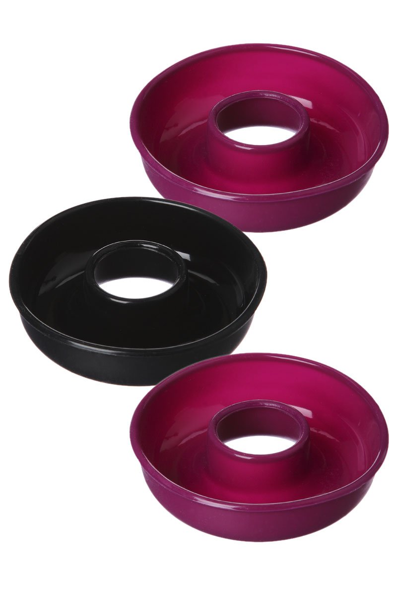 Stampo in silicone a forma di stampi, set di 3, prugna