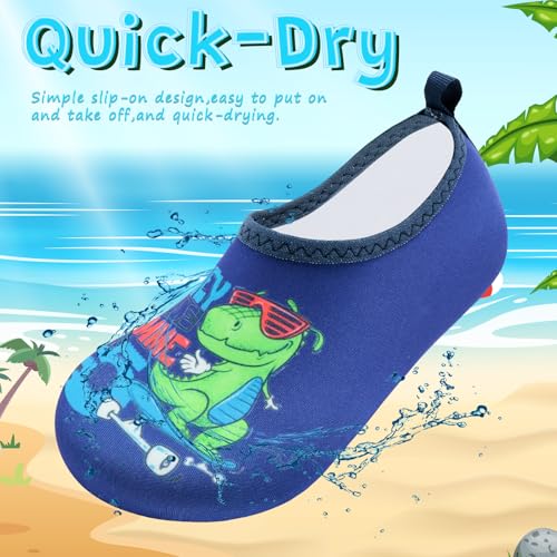 Image of VIFUUR Kids Water Shoes Girls Boys Quick Dry Aqua Socks for Beach Swim Outdoor Sports