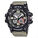 Produktbild GGOII Intelligente Uhr Tezer 90001 G Military Shock Herren Smartwatches mit LED-Anzeige Sport 30M wasserdichte Fitnees   Schwarz Khaki