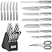 Cuisinart C77SS-15PG 15pc German Stainless Steel Hollow Handle Cutlery Block Set
