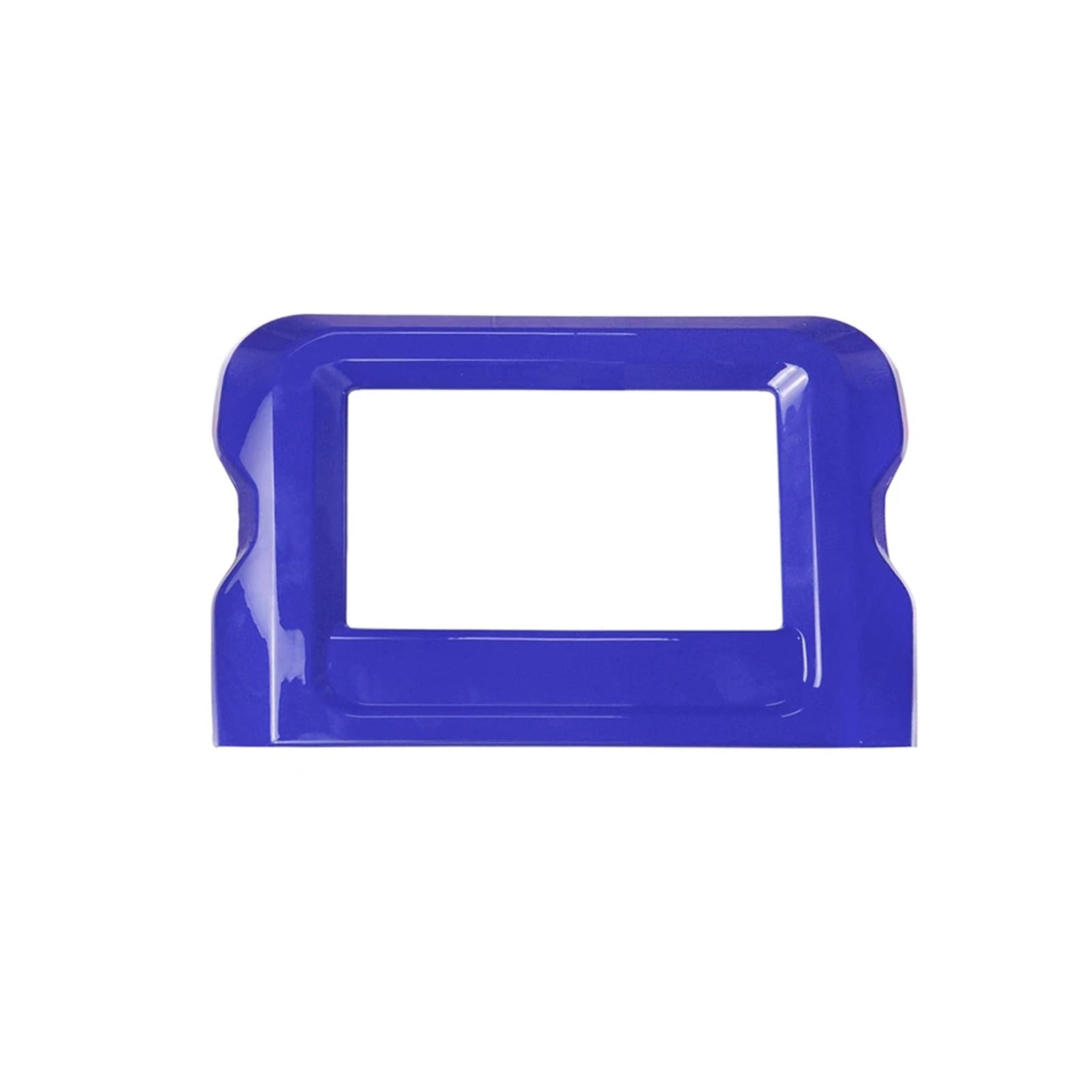 Interior Cover Trim Sticker Car Center Console Navigation Panel Cover for Jeep for Wrangler for JL for JLU 2018 2019 2020(Blue)