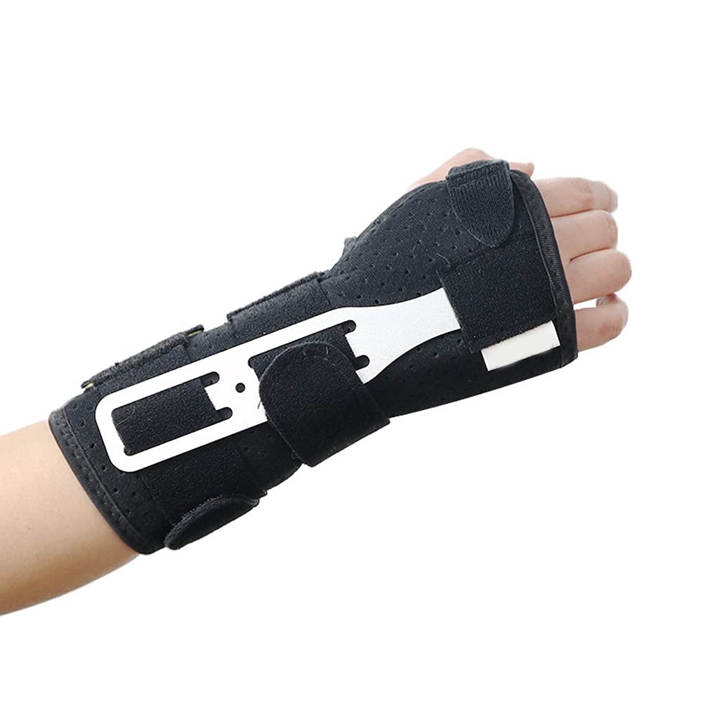 Muñequera de compresión Manga de Soporte de Mano Ajustable Férula de sueño Nocturno Transpirable para Lesiones Deportivas Inestabilidad Articular Túnel carpiano Artritis Tendinitis Unisex (Color :