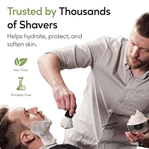 Image of Henry Cavendish Eucalyptus Mint Shaving Soap with Shea Butter & Coconut Oil. Long Lasting 4 oz Puck Refill. Himalaya Fragrance. All Natural. Rich Lather, Smooth Shave. For Ladies and Gentlemen.