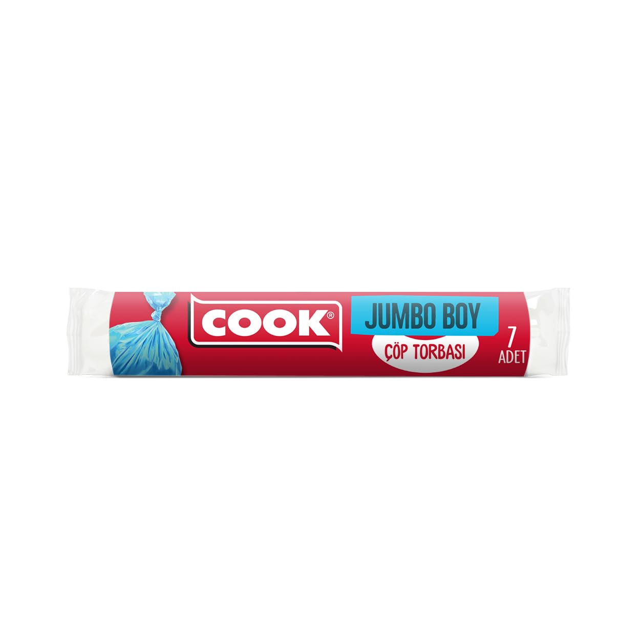 Cook Çöp Torbası Jumbo Boy 80 x 110 cm (7 Adet/Rulo)