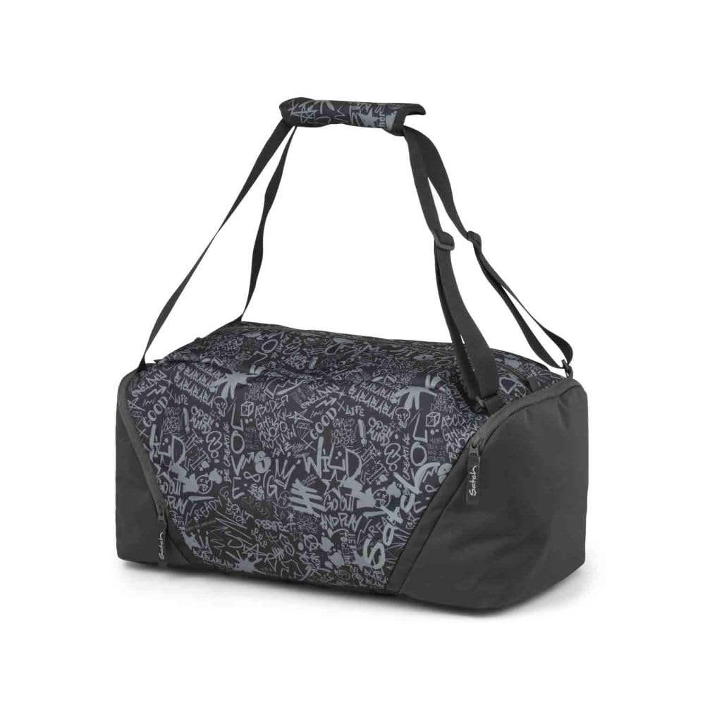 Satch Plecak szkolny zestaw 3-częściowy, w zestawie piórnik i torba sportowa, Tusz uliczny, 45 x 30 x 27 cm, Nowoczesny, ergonomiczny