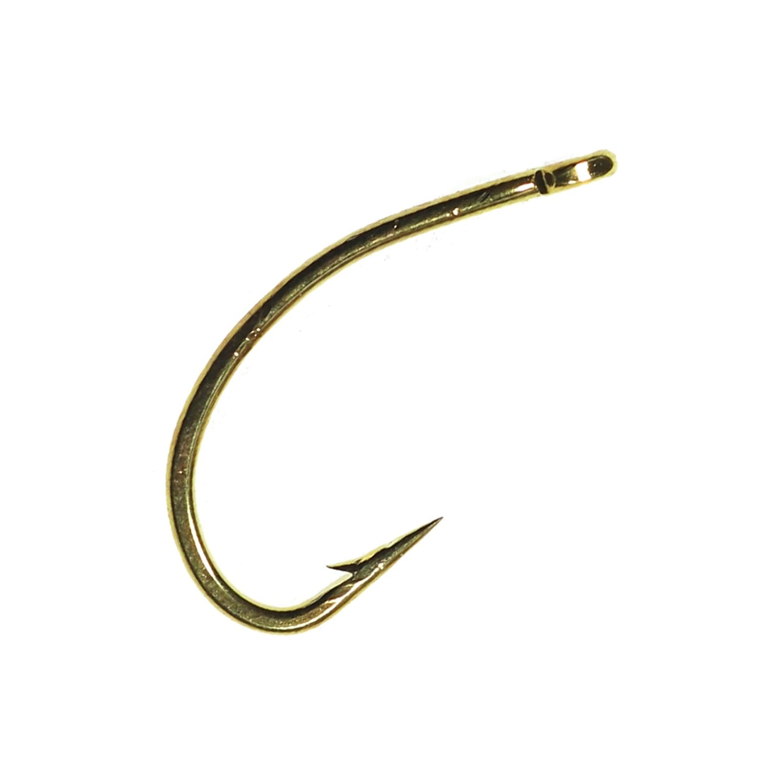 Amo da Pesca, Ami da Pesca, Amo da Pesca Dorato NINFA Scud Midge Caddis Gamberetti Ami da Pesca a Mosca 100 Pezzi (Color : 100pcs Size 14)