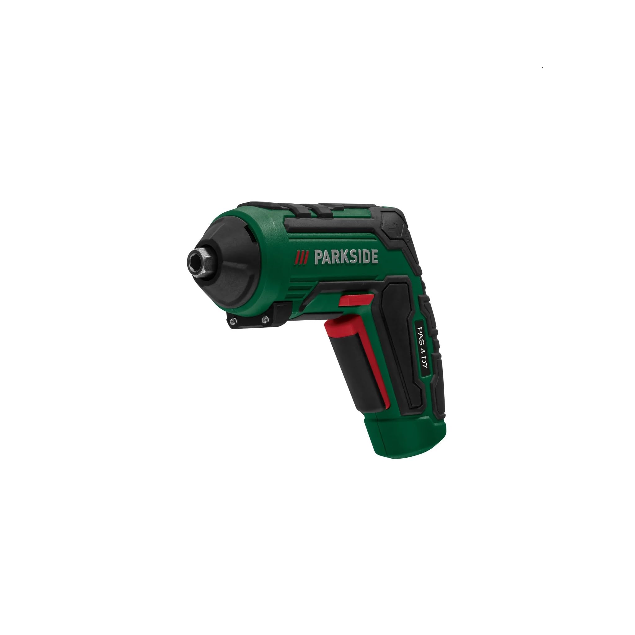 PARKSIDE Atornillador inalámbrico 4 V PAS 4 D7, con cable de carga USB, atornillador taladro a batería
