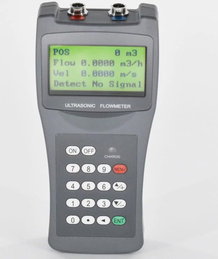 Water Flow Meter, Digital Flow Meters TDS-100H-HS+HM(DN15-700mm) Ultrasonic Flow Meter Flowmeter W/Bracket Transducer