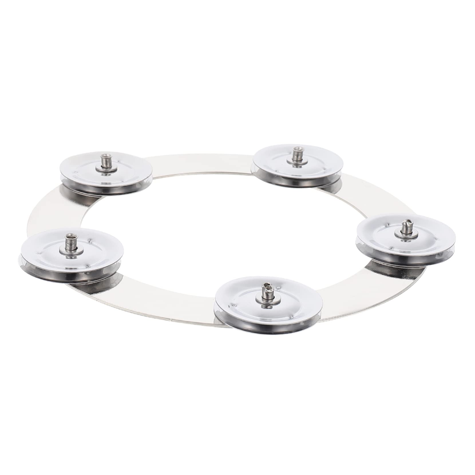VICASKY Drum Cymbal Clamp Set Hi-hat Bell Cymbal Bell Accessory Silver Perfect for Drummers
