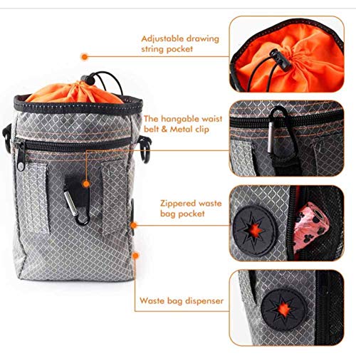 Dog Treat Pouch with Clicker and Bowl
