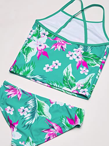 Image of Kanu Surf Girls' Melanie Beach Sport 2-Piece UPF 50+ Banded Tankini