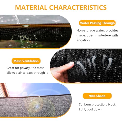 Image of Pool Leaf Net Cover for Above Ground Pool, Leaf Net Pool Cover 18 Ft Round Above Ground Winter Mesh Pool Covers for Inground Pools w /Grommets and Ropes Mesh Tarp for Catch Leaves, Black