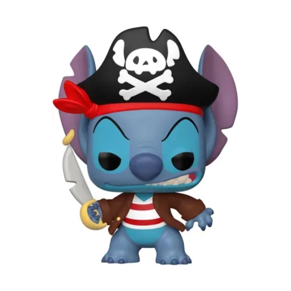 Funko POP! Pirate Stitch Vinyl Figure, Disney Lilo & Stitch, #1659, Winter Convention 2025 Limited Edition, 4.4 Inches