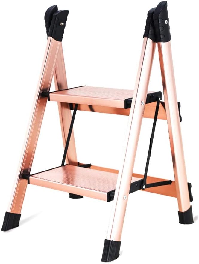 Tools & Home Improvement Practical Aluminum Alloy Stepladders, 2 Step Ladder & 3 Step Ladder Multifunctional Ladder for Office, Kitchen - Anti-Slip Foot Pads Strong (Color : B, Size : 424167CM)