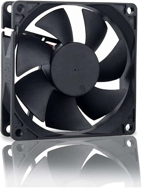 GDSTIME 80mm Fan 80mm x 20mm 12V Computer Fan 8020 PC Fan 8CM Case Fan Cooler 2800 RPM Brushless Cooling Fan
