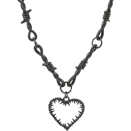Lost Queen Black Barbed Wire Necklace Nova Neckchain Gothic