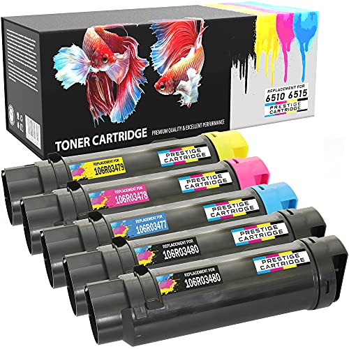 Cinque Toner per stampante laser ad alta capacita compatibili