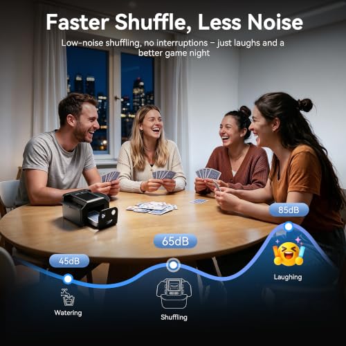 Image of Automatic Card Shuffler, Card Shuffler Machine for 1-2 Decks