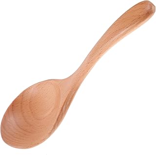 Duck-billed Wood Spoon Cooking Serving Spoon Long Wooden for Soup Rice Baking