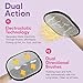 MyPera Pet Hair Remover Gloves for Cats & Dogs, Electrostatic Pet Hair Removal Gloves Brush for Pets Hair, Upgraded Animal Fur Removal Tool, Reusable Cats & Dogs Grooming Gloves for Hair Removal (1)