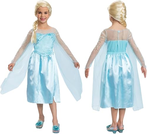Disney officiel Frozen Elsa Costume Fille Elsa Robe Fille Elsa Costume Reine de 