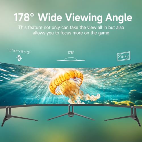 Image of ArcticPro 24 inch 260Hz 240Hz Gaming Monitor, FHD 1080p Monitor, Adaptive Sync, HDMI, DP Ports, VESA, 120% sRGB, 3-Sided Frameless, Ultra Slim, Enhanced Eye Care, 3000:1 Contrast