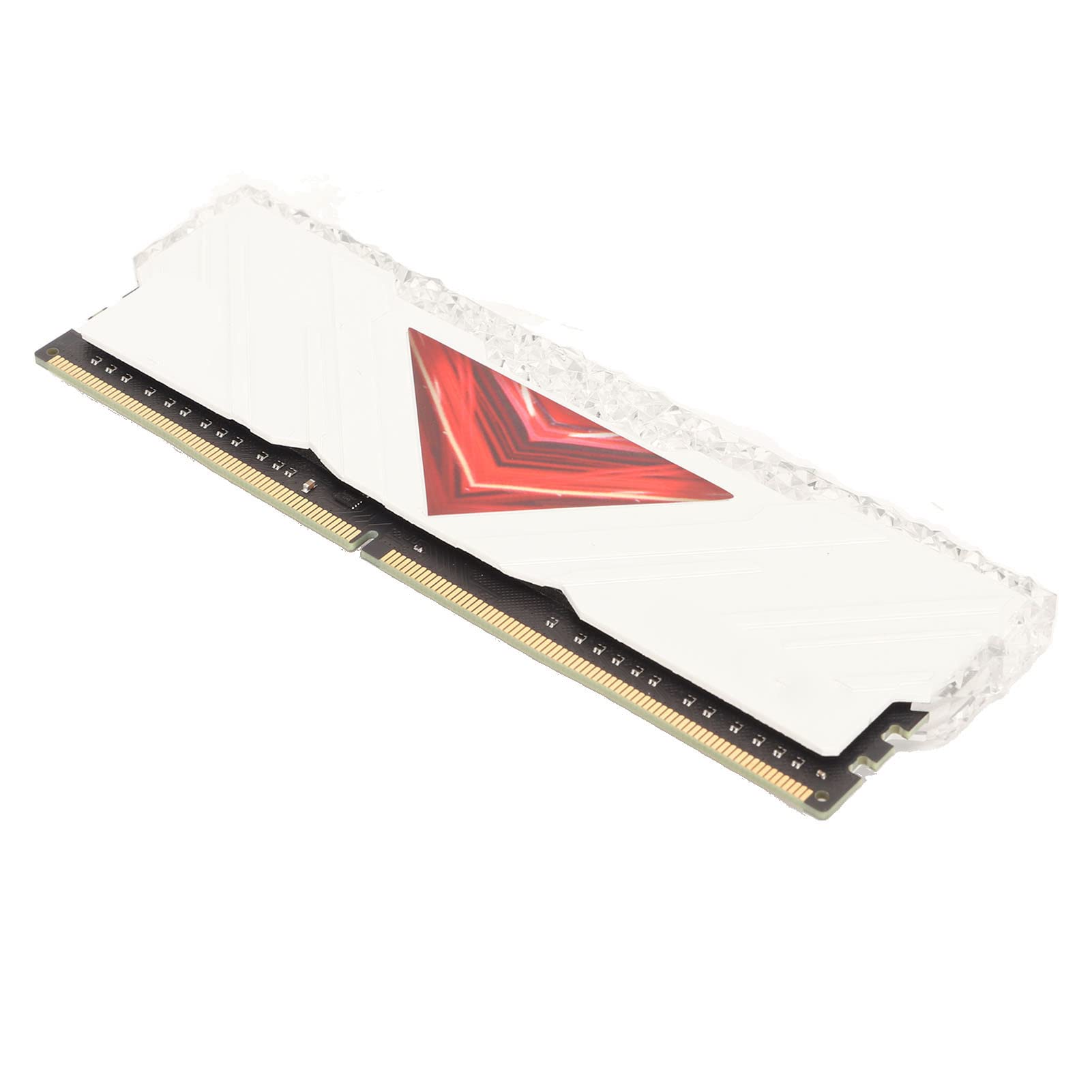 Zestaw Pamięci DDR4 RAM 16 GB Moduł Pamięci do Komputera Stacjonarnego 3200 MHz, przepustowość 25600, Radiator ze Stopu Aluminium, Oświetlenie RGB, pamięć RAM do Gier Modernizacji Komputera