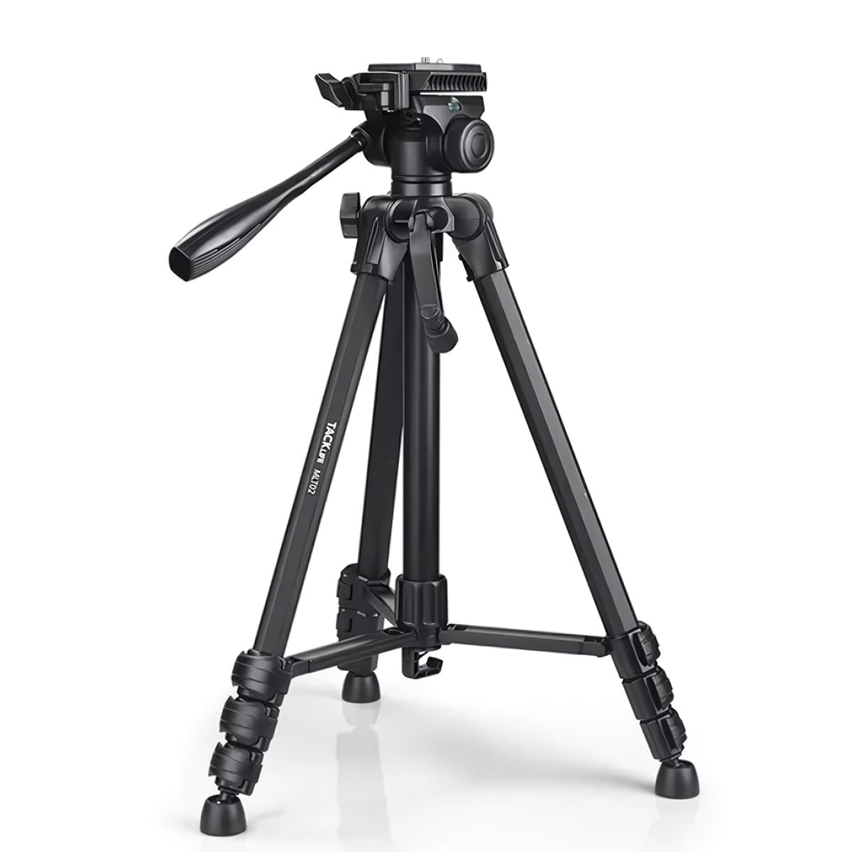 Trípode Klack para cámara ó teléfono móvil, 48/150cm 360° Portátil, Fuerte Estabilidad, 5Kg de Carga máxima