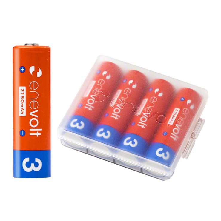 Amazon | enevolt エネボルト 充電池 単3 容量2150mAh、約1000回使用