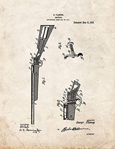 Shotgun Patent Print Old Look (16" x 20") M13464