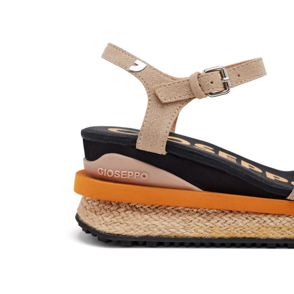 Sandali Sportivi Beige con Zeppa per Donna Benay