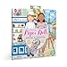 eeBoo: Baker and Painter Paper Dolls Reusable Set, Allows for Creativity and Imagination, Heavy Duty Board, for Ages 5 and up, Comes with a 2 Sided-Stand up Scene