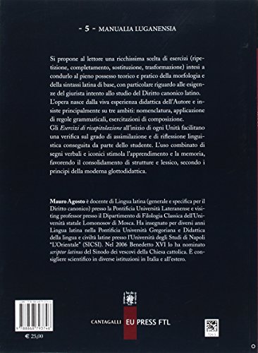 Latino per il diritto canonico. Eserciziario - 2