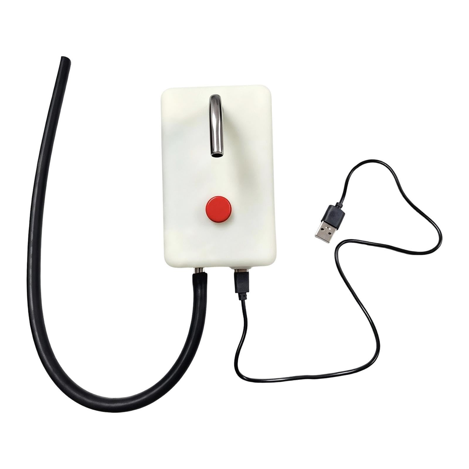rockible Pompa Elettrica a Sifone USB con Adescamento Automatico, Pompa per Acqua Alimentare con Tubo Flessibile per La Produzione di Birra, Bevande, Grigliate