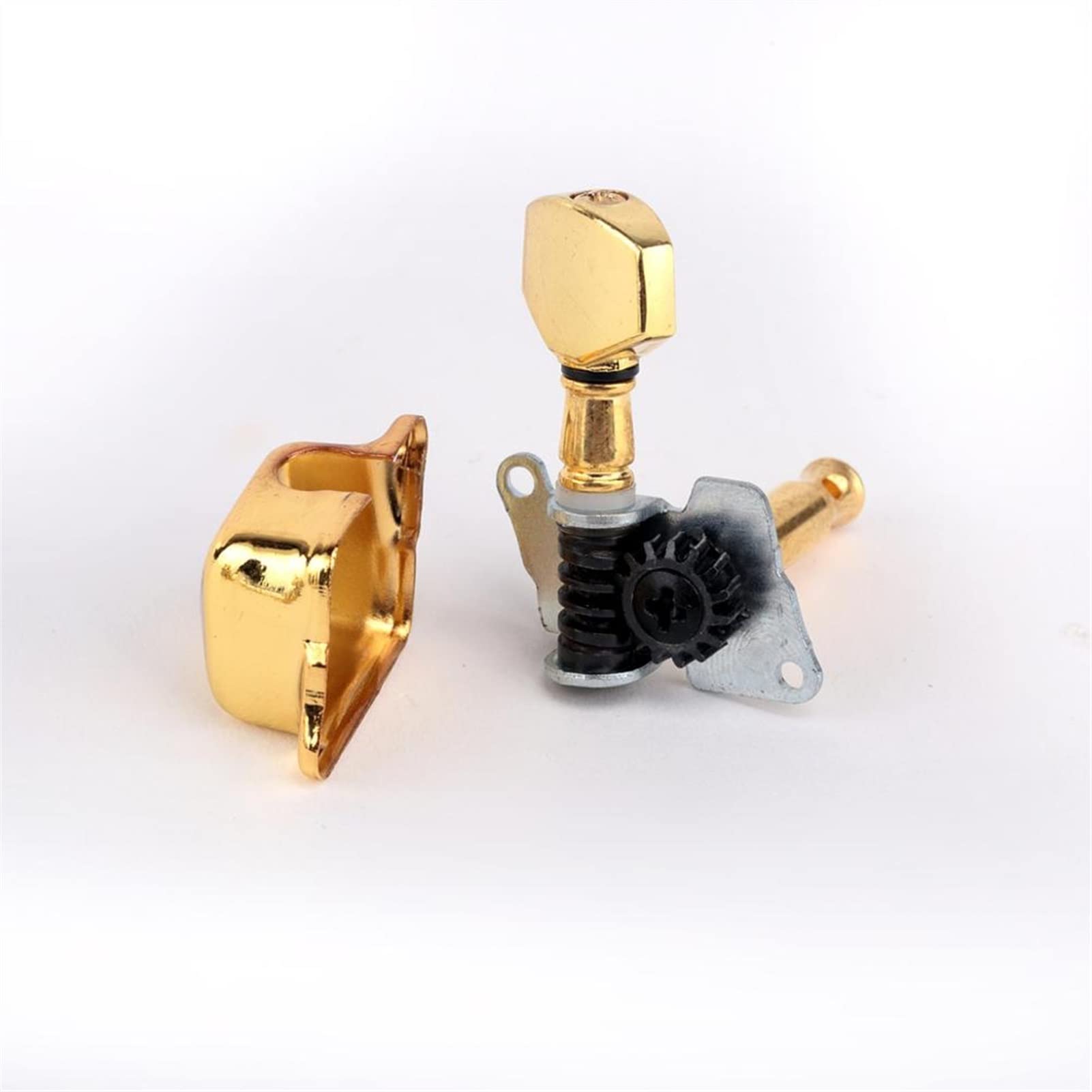 Gold 6 In Der Linie Halbversiegelte Gitarre-Tuner Tuning Pegs Keys Maschinenköpfe Set Für Stecken Squier-Stil Tuner Mechaniken Knöpfe