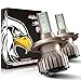 EASY EAGLE H4 LED 10800LM Bombillas para Montaje de Faros Delanteros de Coches, 12V, 6000K