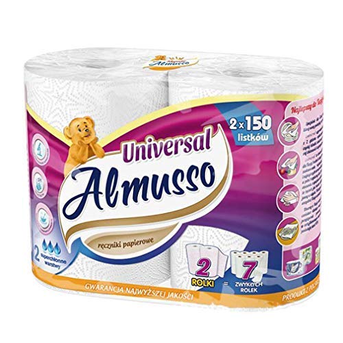 Kitchen Household Roll Paper Wood Pulp Practical Roll Paper Tissue Paper Oil-absorbing Paper 2 rolls (2PCS)