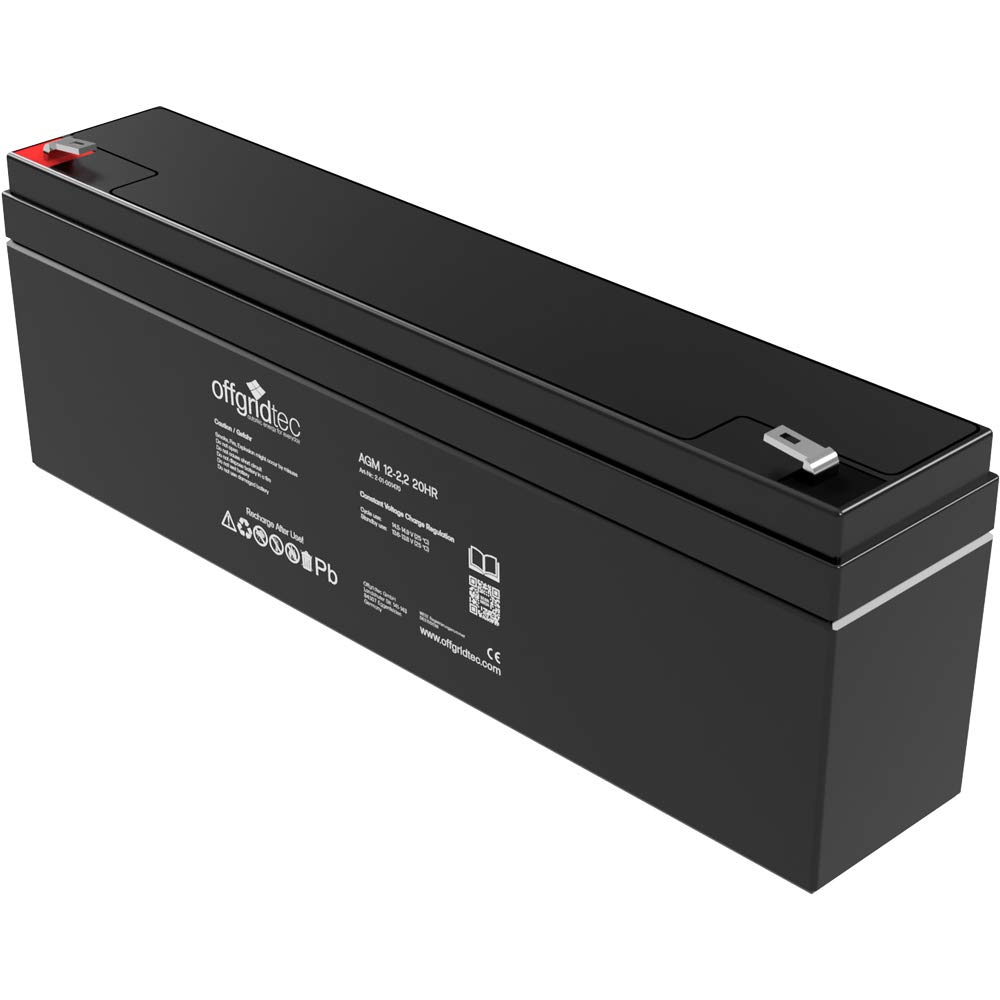 Offgridtec AGM-Batterie 12V/2,2Ah 20HR Akku