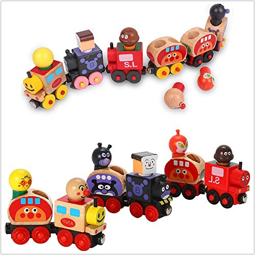 Gobus Set di 6 Pezzi magnetici Giocattolo in Legno...