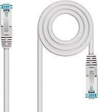 D.Square – Ethernet Internet LAN Cable 1 m Cat.7 SFTP Grey Network Patch Cord Connector Rj45, 10 GB/S, Ideal for Router/Moderms, Switch, Repeater, Computer, Laptop (1 m)