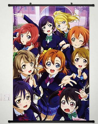 Home Decor Anime Love Live! School Idol Project Wall Scroll Poster Fabric Painting Key Roles 23.6 X 35.4 Inches-015